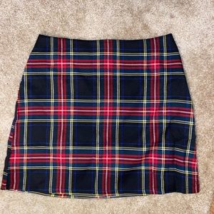 Plaid skirt